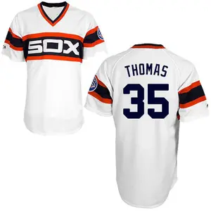 FRMD Frank Thomas White Sox Signed Mitchell & Ness Authentic